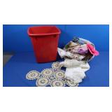 Vintage Scarves, Crosstitch&Linens