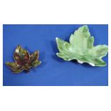 Plaster Maple Leafs (some chips)