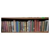 Shelf of Vintage Books-Cowbowy, Western&More
