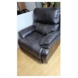 Vinyl Reclining Rocking Chair 38x39x40