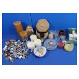 Lot of Candles-Pilar (some new), Jar&Votive