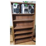 6 Shelf Bookshelf 37x12x71