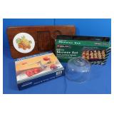 Apple Peeler/Parer, BBQ Skewer Set