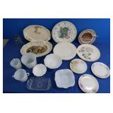 Milk Glass Candy Dish, Servers&Misc Dishes