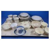 22 pcs of Noritake Rothchild China,Homer Laughlin&
