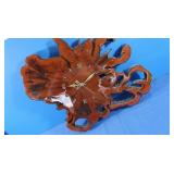 Clock on Log Cross Section