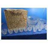 Punch Bowl Set w/Large&Small Bowls