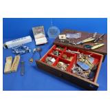 Gents Valet Box w/Contents, 6in1 Wrench&More