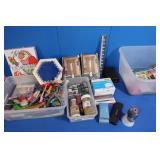 Large Lot of Crafts-Embroidery, Glitter, Pencil