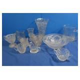 Glass Pitchres, Vase, Cups