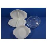 Fire King Covered Dish, Pyrex Bowl, Pyrex Serving