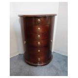 Wood Jewelry Cabinet 18.5"Wx11"Dx28"H