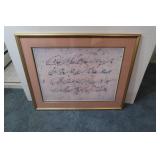 25"Wx28"H Musical Picture