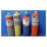 4 Propane Canisters-3 Full