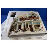 Thomas Kinkade Lighted Christmas Church  12"H