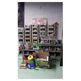 Misc Screws, Nuts, Bolts, Contents of Peg Board
