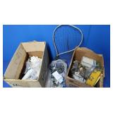 2 Box Lots Misc Electric&Plumbing Items