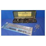 3/8" Shallow Sockets (no ratchet)&1/2" Socket