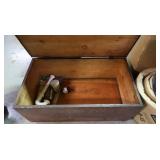 Wood Chest w/Light&Misc Plumbing