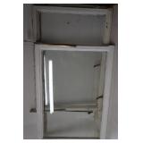 2 Glass Window Frames 10"x18"
