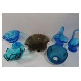 Blue Westmoreland Glass Pc