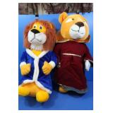 2 Very Large Stuffed Lion&Lioness