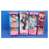4 NIB Barbies