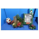 Christmas Lot- Tree Topper, Snow White Ornament,