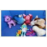 Lot of Stuffed Animals including Smurfette and