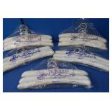 Lot of Padded Satin Hangers Victorian Collection