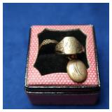 10K Lot-Baby Ring,Signet Ring(sz 5),Pendant-2.0gr