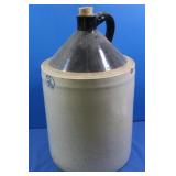 Vintage Dark Brown&White Crock