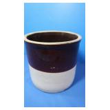 Vintage Brown&White Crock Jug w/Handle