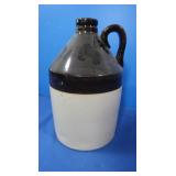 Vintage Sm. Brown&White Crock Jug