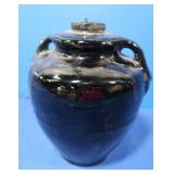 Vintage Black Crock w/Handles