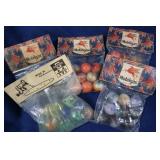 Vintage Mobilgas Marbles in Original Pkgs.