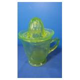 Vaseline Glass Juicer&Juice Pitcher