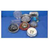 Vintage Glass Paperweights incl Bayle Pretzels,