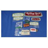 Rolling Rock Cloth Patches,Stickers,Lighter&more