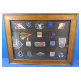 Oak Framed RR Patches&Matches-23x18"