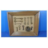 Antique Keys incl Skeleton&Lock(Champion 6 Lever)