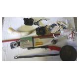 Vintage Box, Cown Horn,Vintage View Master w/Slide