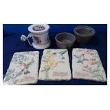 Humming Bird Plaque,2 Candle Warmers