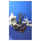 Ceramic Clock,Butter Dish,KnickKnacks,&more