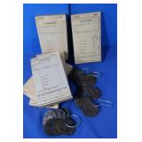 Vintage Tokens&Bill of Sale Books