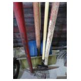 Snow Shovel,Pick,Small Rake&more