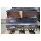 Emerson AM/FM 8 track Record Player&Speakers