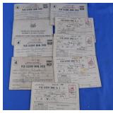 Lot of War Ration Coupon Books