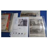 Scrapbook with Postcards including the Ship Hotel