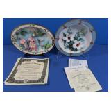 2 Bradford Plates, The Ruby Throated